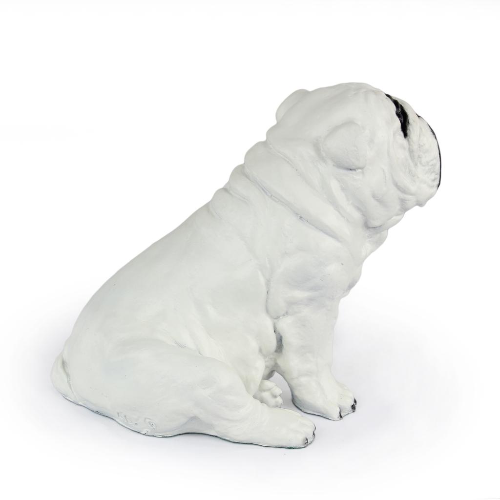 Bulldog, English Bulldog, British Bulldog II - Dog Statue, Sitting Dog for Desk, Decoration for the Living Room of a Dog Lover by Art-Dog