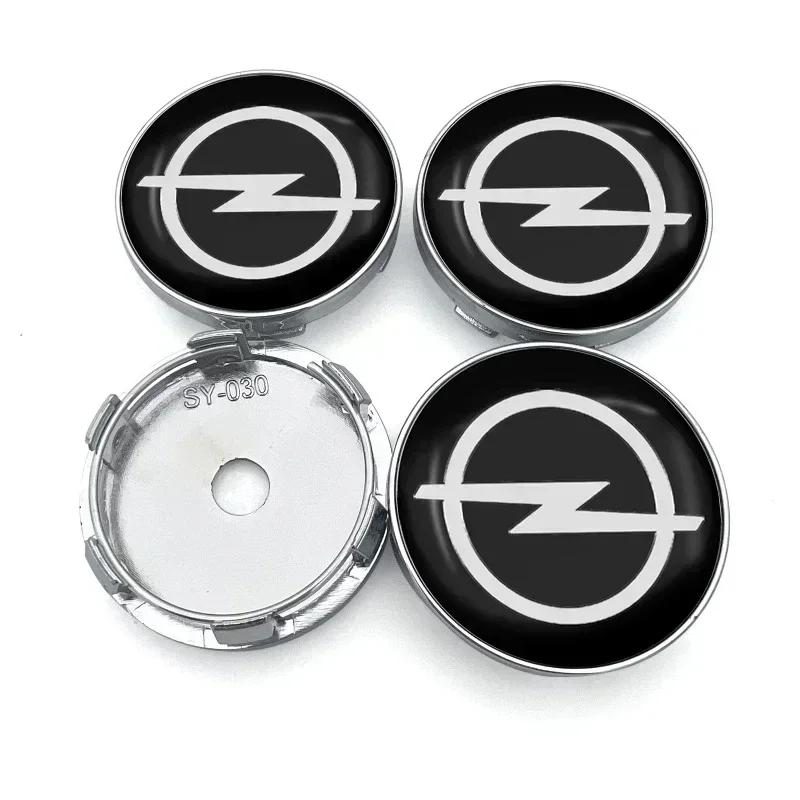 Calotas Centrais para Rodas de Carro Capas para Aro de Pneu Tapacubos Enjoliveur Peças de Roda 4 Peças 60mm Para Opel Astra Insignia Astra Corsa Zafira