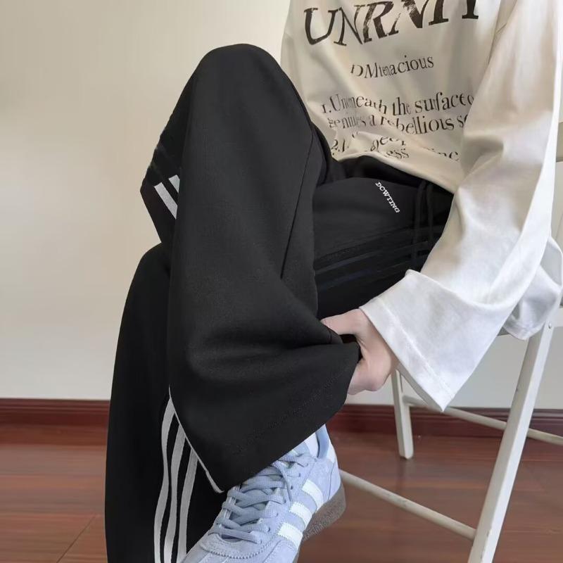 Sweatpants Men's Autumn Loose Casual Sports Trend Brand Straight Pants Retro High Street Pants