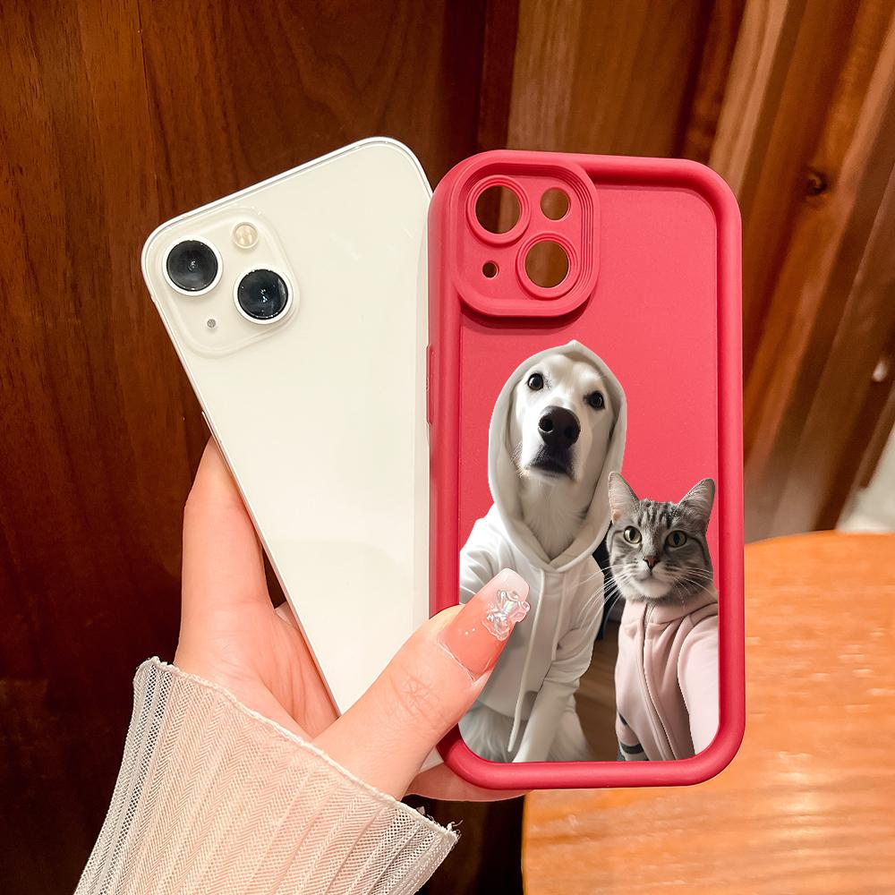 Coque de protection antichoc en silicone souple avec motif de dessin animé pour Huawei Honor Xiaomi Redmi Samsung