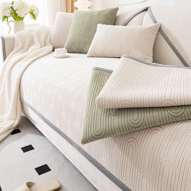 Chenille Sofa Cushion Four Seasons Universal Affordable Luxury Style Backrest Towel Cushion High-End New Sofa Cover Cover Cloth