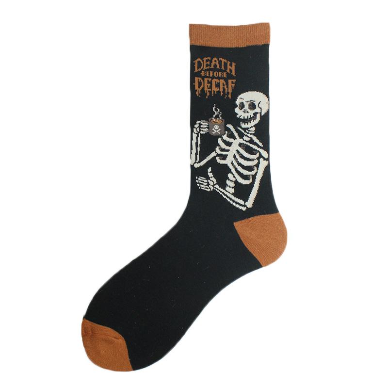 Men Dinosaur Astronaut Planet Crew Socks Harajuku Big Size Sokken Unisex Skateboard Divertidos Happy Design Hip Hop Funny Socks
