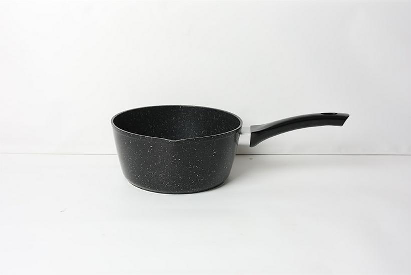 Non-Stick Maifan Stone Milk Pan with Handle - Small Soup & Noodle Pot for Induction Cookers