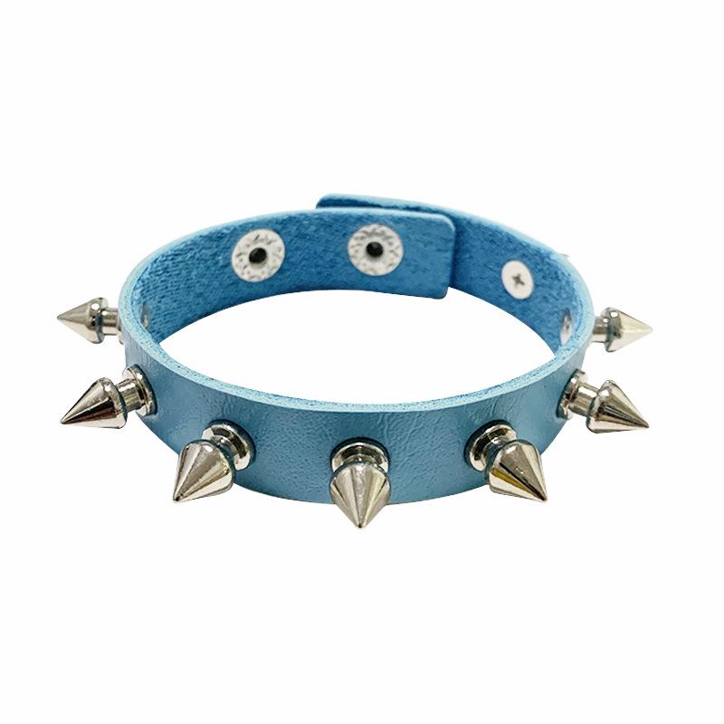European & American Punk Style Rivet Leather Couple Bracelet - Rock Gothic Fashion Trend