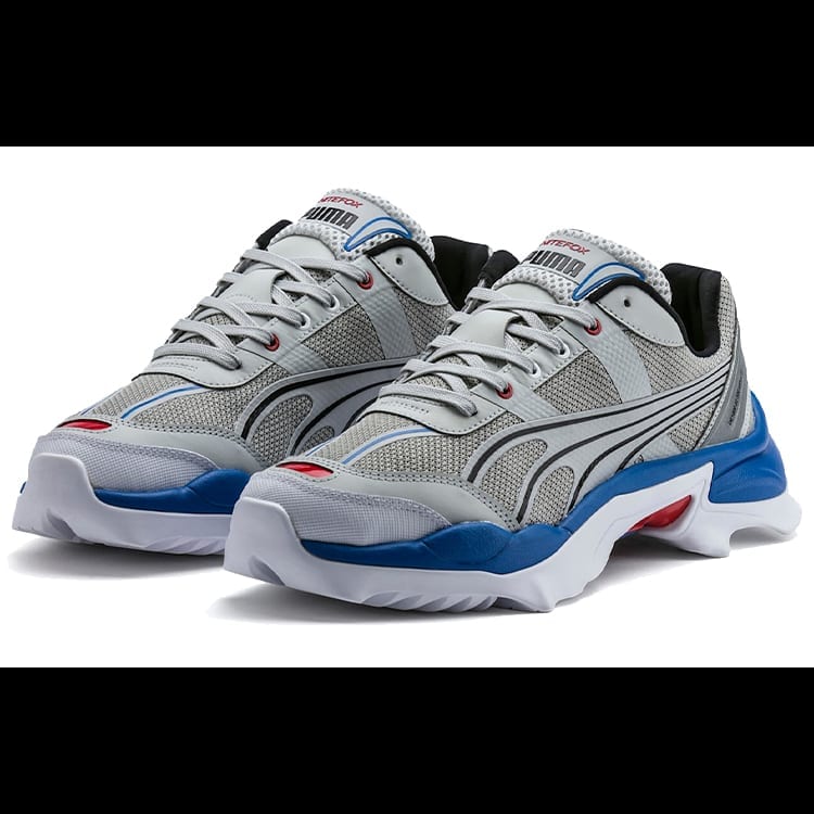 PUMA Unisex Grey Blue Nitefox Highway Low Top Casual Shoes 371480-01