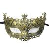 Retro Jazz Flat Head Mask Plastic Half Face Mask Stage Performance Props Halloween Masks  Men