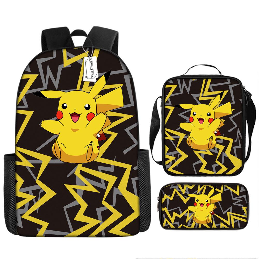 Primary And Secondary School Students Schoolbag Cartoon Backpack Breathable And Wear-Resistant Children'S Backpack Satchel Pencil Bag Set