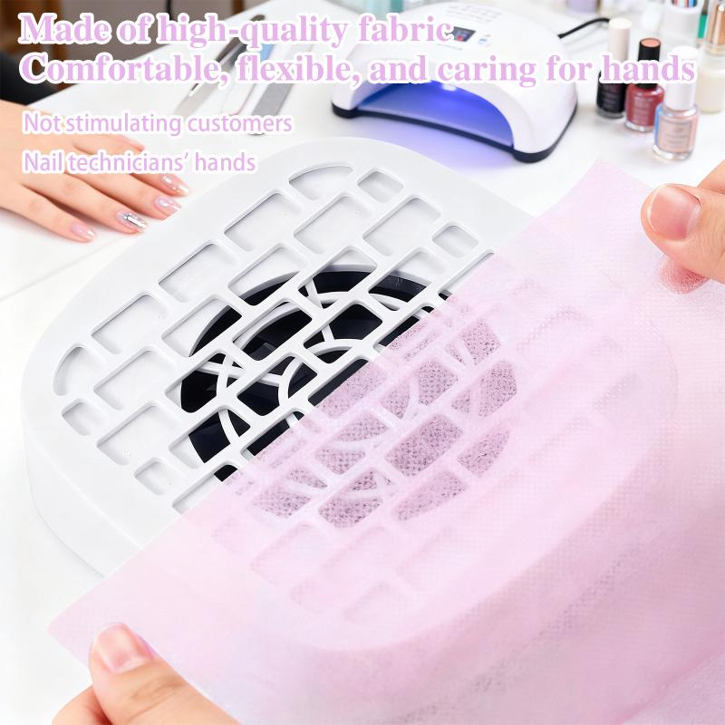 100 Blatt Nagelstaub-Auffangfilterpapier Baumwolle Ersetzen Nagelstaubsaugerfilter Vliesstoffpapier Maniküre-Zubehör