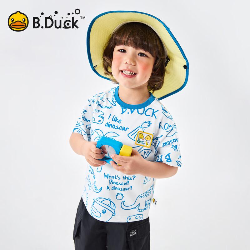 B.Duck Boys' Dinosaur Short Sleeve T-Shirt