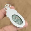 Anniversary Gift For Her Natural Polychrome Jasper Gemstone Pendant 925 Silver