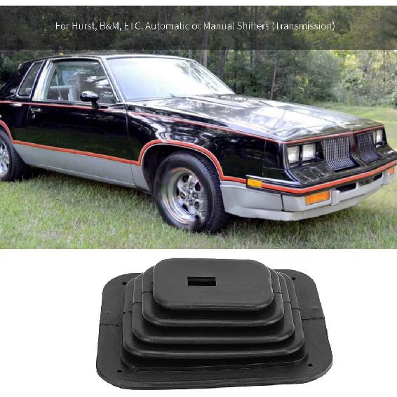 Jadeshay Gear Shift Dust Cover, Rubber Car Shifter Boot Replacement for GM350, Enhanced Dust Protection Easy Installation Sleek Design