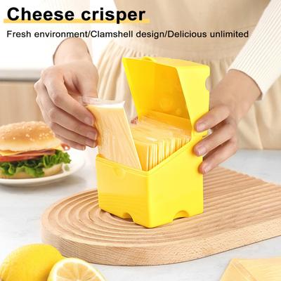 1/2Pcs Käse Lagerung Box Kühlschrank Gemüse Behälter Käse Butter Schinken Organizer für Home Küche