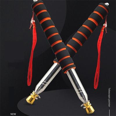 Tragbarer Fahnenmast aus Stahl mit Schwammgriff, Teleskop-Fahnenmast, Fahnenmast, Banner, Reiseleiter, Fahnenmast, Fahne