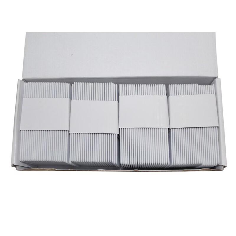 Realand Thick ID White Cards for Access & Attendance, 100 Pack CN plug (adapter included)