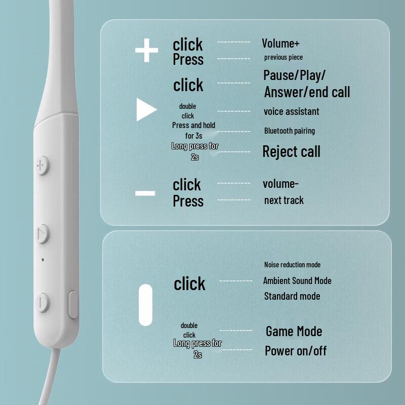 Edifier W280NB Active Noise Cancelling Bluetooth Neckband Sport Earphones