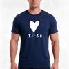Love Yoga Tshirt Summer Casual Cotton Tee Oversized Streetwear Tops Vintage Graphic Print Loose Fit Short Sleeve