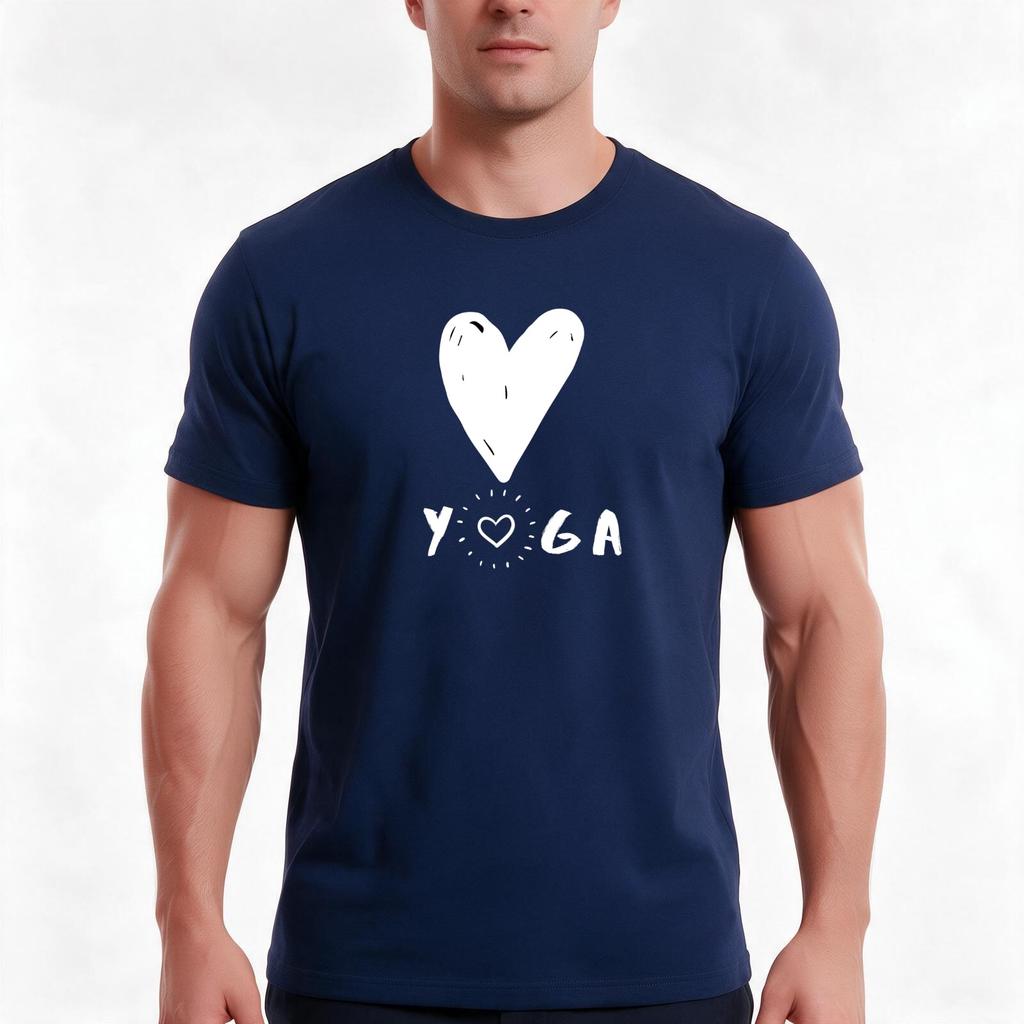 Love Yoga Tshirt Summer Casual Cotton Tee Oversized Streetwear Tops Vintage Graphic Print Loose Fit Short Sleeve