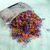 500/1000/2000pcs Girls Colourful Disposable Rubber Band Hair Ties Headband Children Ponytail Holder Bands Kids Hair Accessories