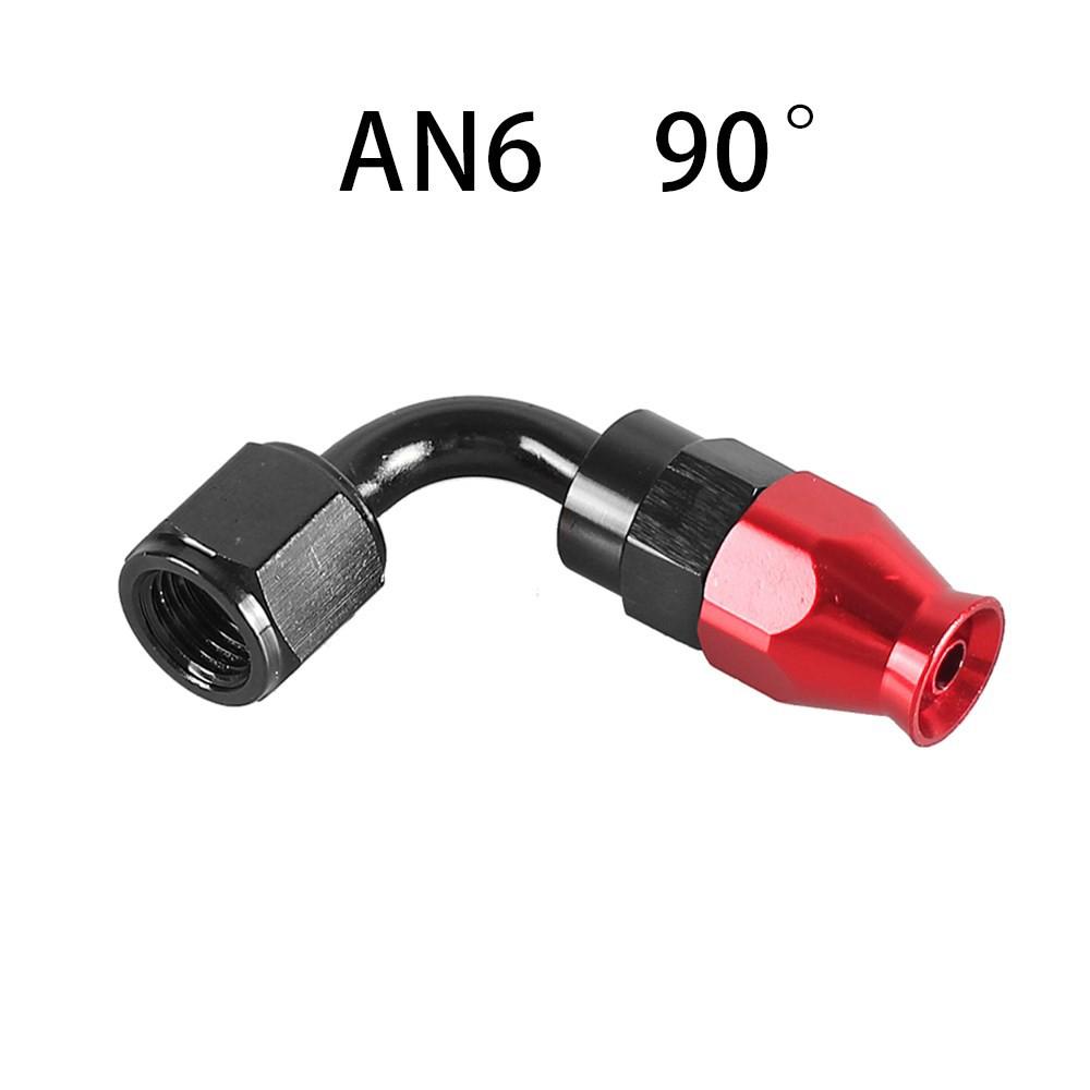 Racord pivotant pentru furtun de combustibil, ulei, AN4/6/8/10/12, adaptor drept 0°/45°/90°/180°, pentru racord pivotant din PTFE