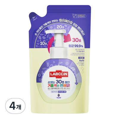 Rapsin Color Changing Hand Wash Grape Scent, 450ml, 4 Units