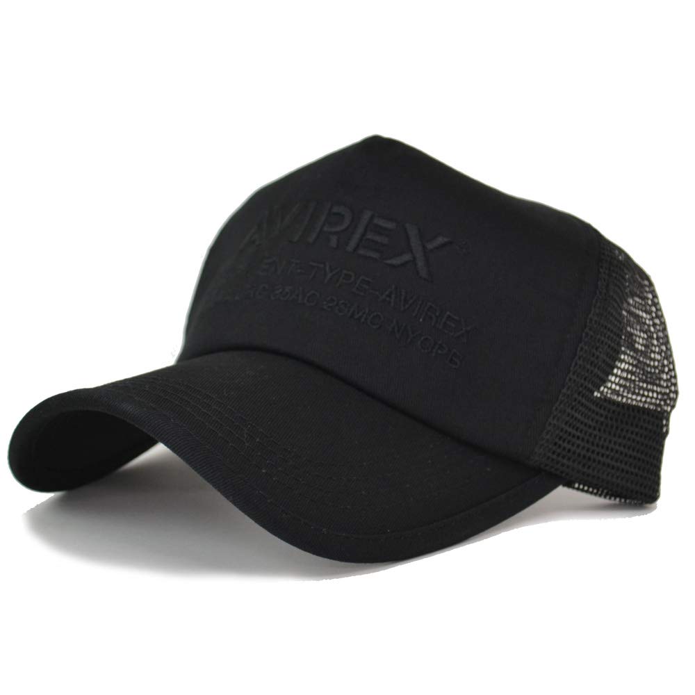 

Avirex Embroidered Mesh Cap 7300 (All Black)