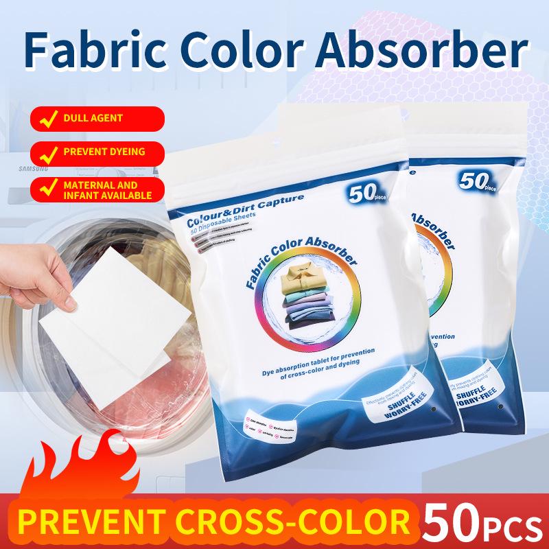 Color-Guard Laundry Sheets: Anti-Bleeding, Non-Dyeing, Mixed-Wash Safe