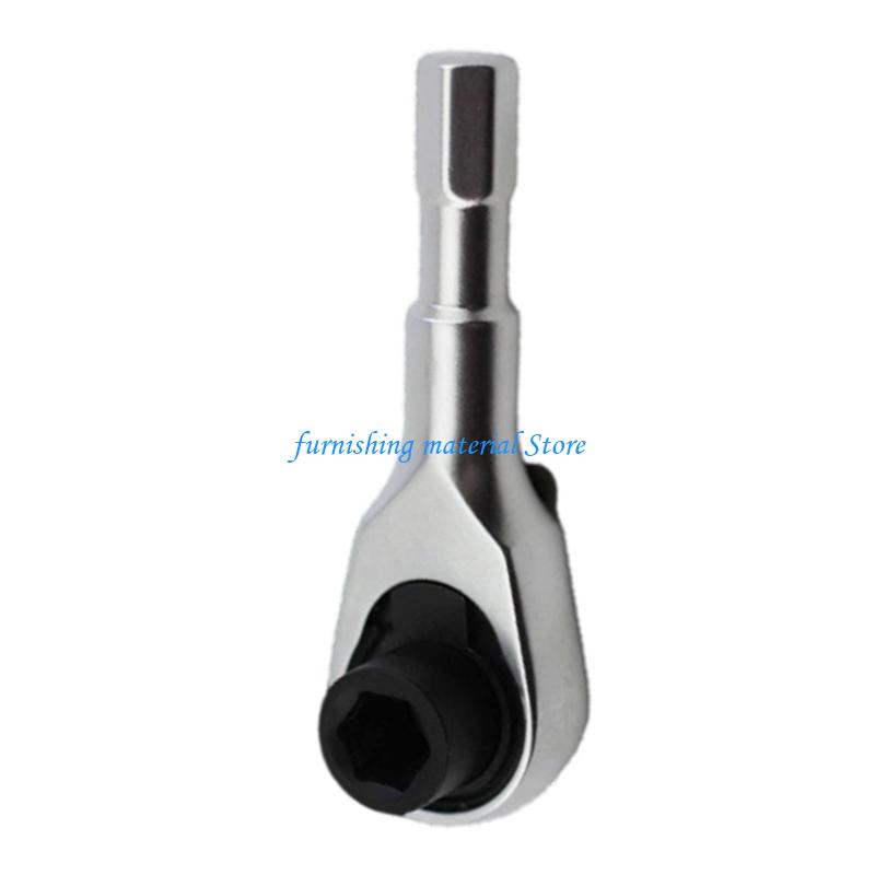 Y5GD 1/4inch Quick Socket Ratchet Wrench Stem Screwdriver Bit Tool Ratchet Handle