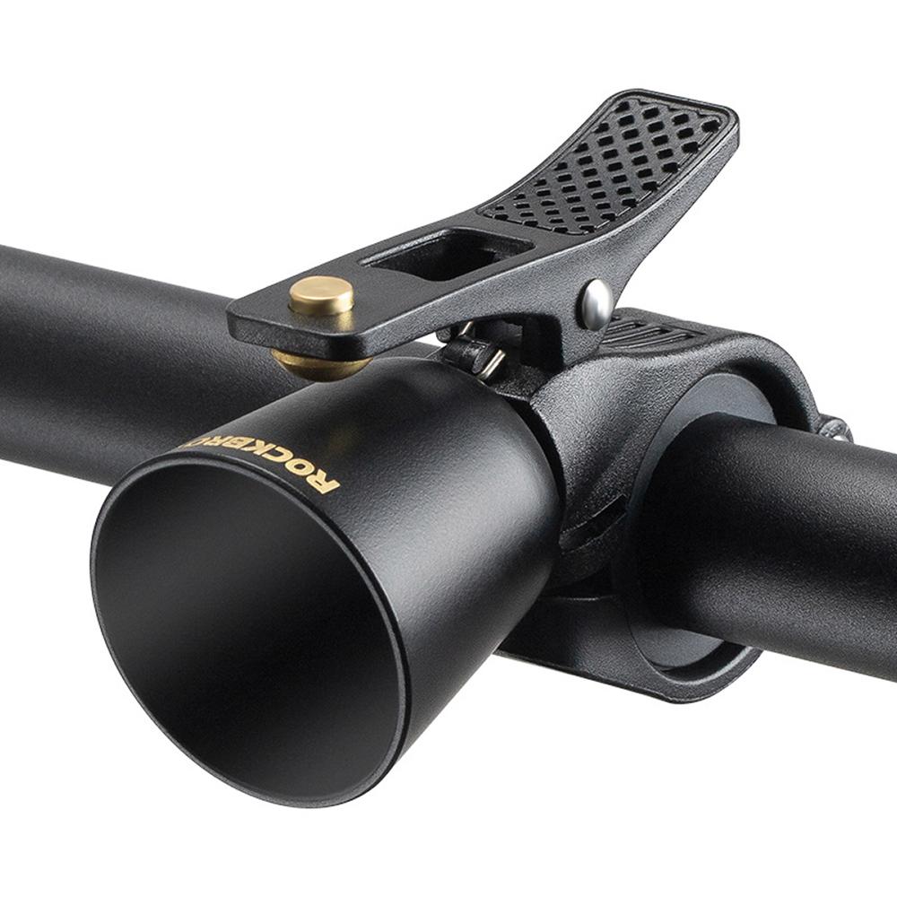 Modern bicycle bell directional sound black