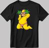The Simpsons, Simpson Drawing Short Sleeve White-Black Men/ Women T Shirt R213