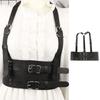 Harness Waist Belt Punk Leather Harness Belt Underbust Corset Top With Strap Leather Suspender Belt Clubwear To Wear Out