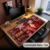 Custom Name Extended Mouse Pad,Bruno Mars Gaming Desk Mat For Home Office Desktop Decor