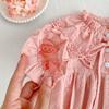 Spring & Autumn Baby Girls' Long Sleeve Footed Romper Bodysuit