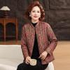 Floral Cotton Coat for Petite Middle-Aged & Elderly Women - Lightweight Winter Jacket for Mom & Grandma