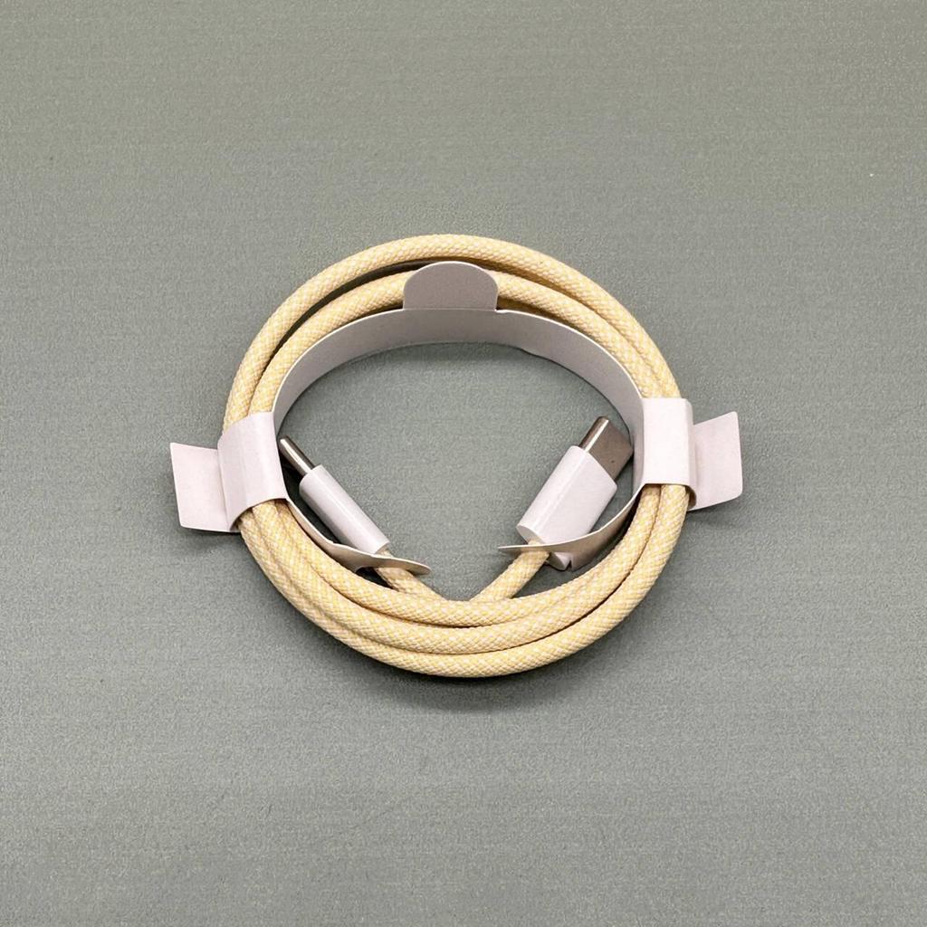 Knitted Macaron PD20W Double C Cable for Apple 16/15/14/13 Devices