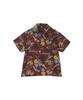 Aloha Vent Yosemite Camp Size 140 S/S Shirt, Red,