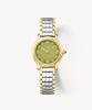 Lollalojeu Waltz Green Onyx Two-Tone Women'S Metal Daily Watch