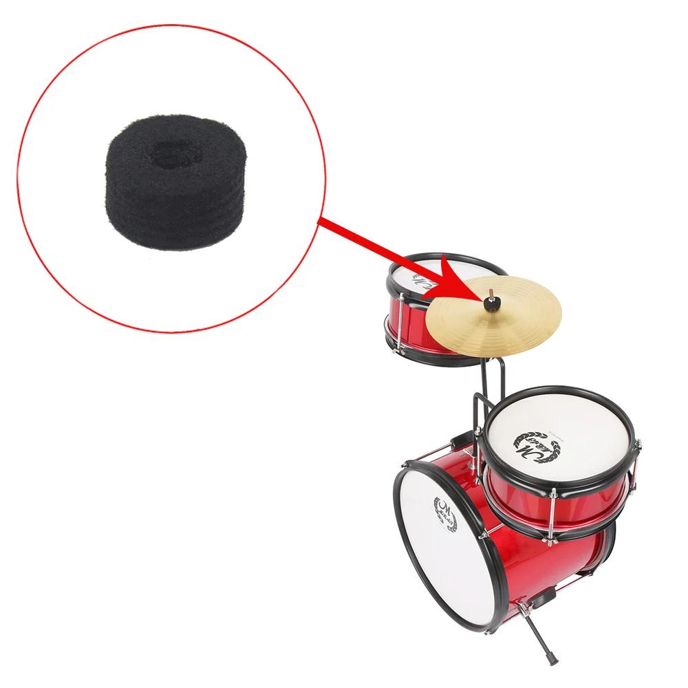 IRIN 10 Pcs Cymbals Felt Pad Drum Slices Felt Pad Protection Set Replacement Tools Percussion Instrument Accessories Music Parts