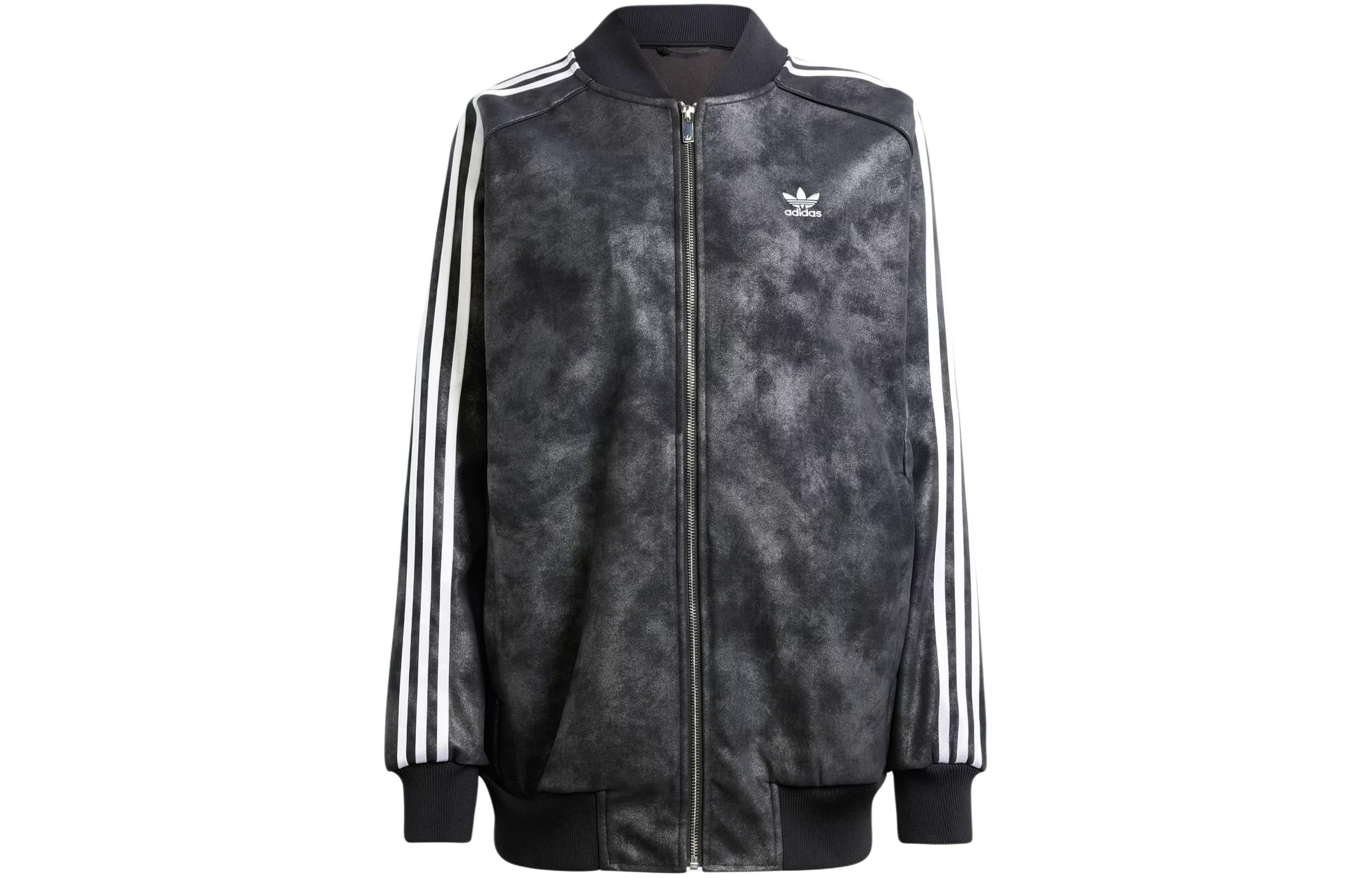 Adidas Originals Premium Sst Luxe Track Top Jackets & Coats Women s Black IY8054 S