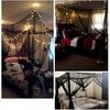 Bed Canopy, Canopy Bed Curtains Bed Drapes for Full Queen King Size Bed Mosquito Net Bed Canopy Curtains for Patio Indoor Outdoor Gothic Room Decor
