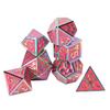 7Pcs Metal Polyhedral Dice Set RPG Card Games Odorless Table Game Gear Dice for Table Games Accessory Type 1