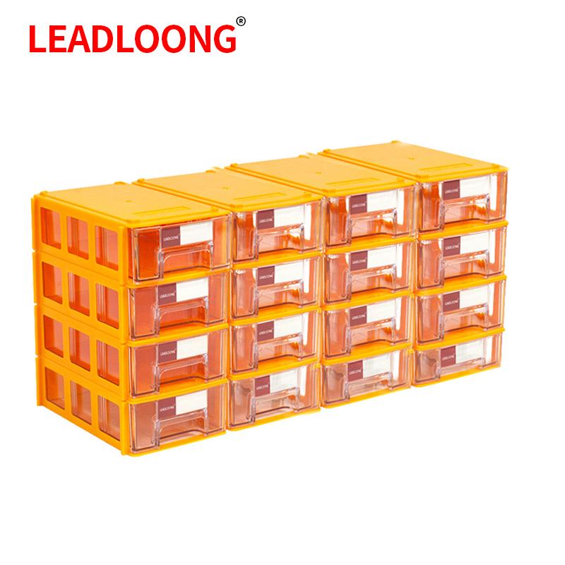 8/16pcs Plastic Mini Storage Box, Stackable Small Tool Storage Bin, Screw Parts Crafts Sewing Thread Jewelry Storage Organizer