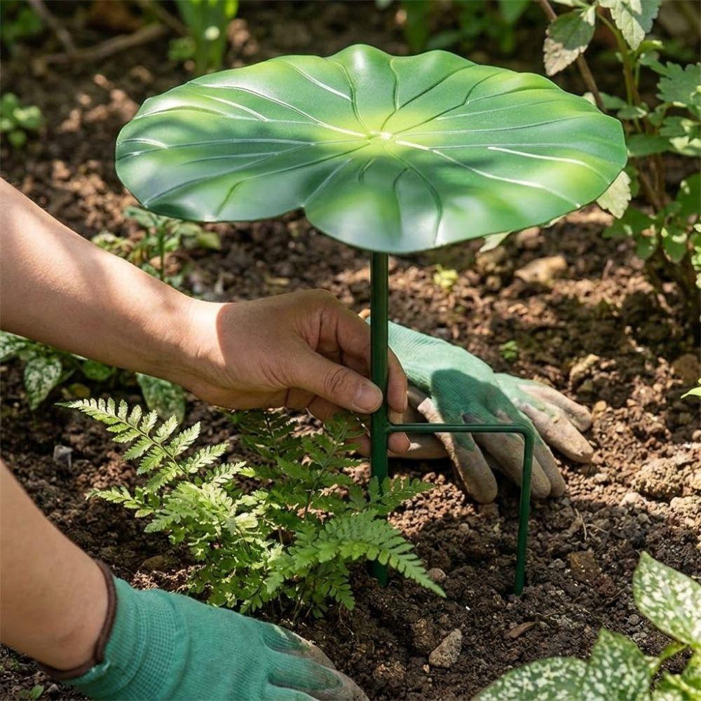 Iron Art Metal Plants Shade Cover with Stake Outdoor Sunblock Cover  Potted Plants