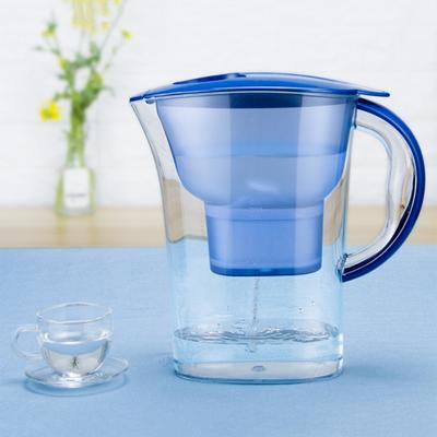 2500ML Water Filter Pitcher Portable Water Purification Kettle with Activated Carbon Clean Purify for Home Office