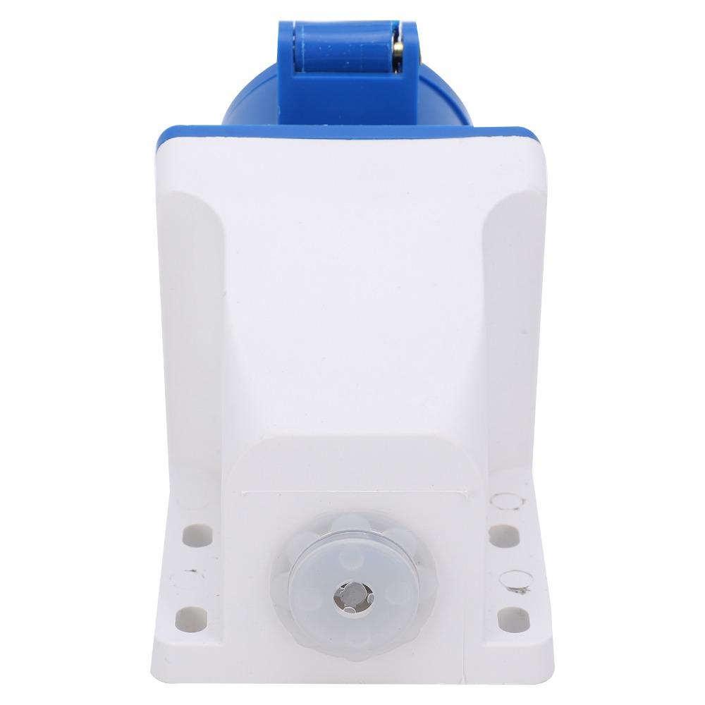 Priză Industrială 16A 220-250V Ștecher Industrial din Plastic Priză Monofazată Montată la Suprafață