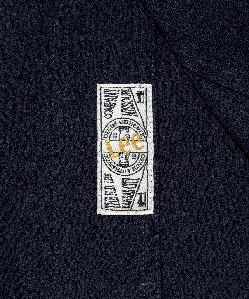 LEE Coverall Short Sleeve Shirt Navy