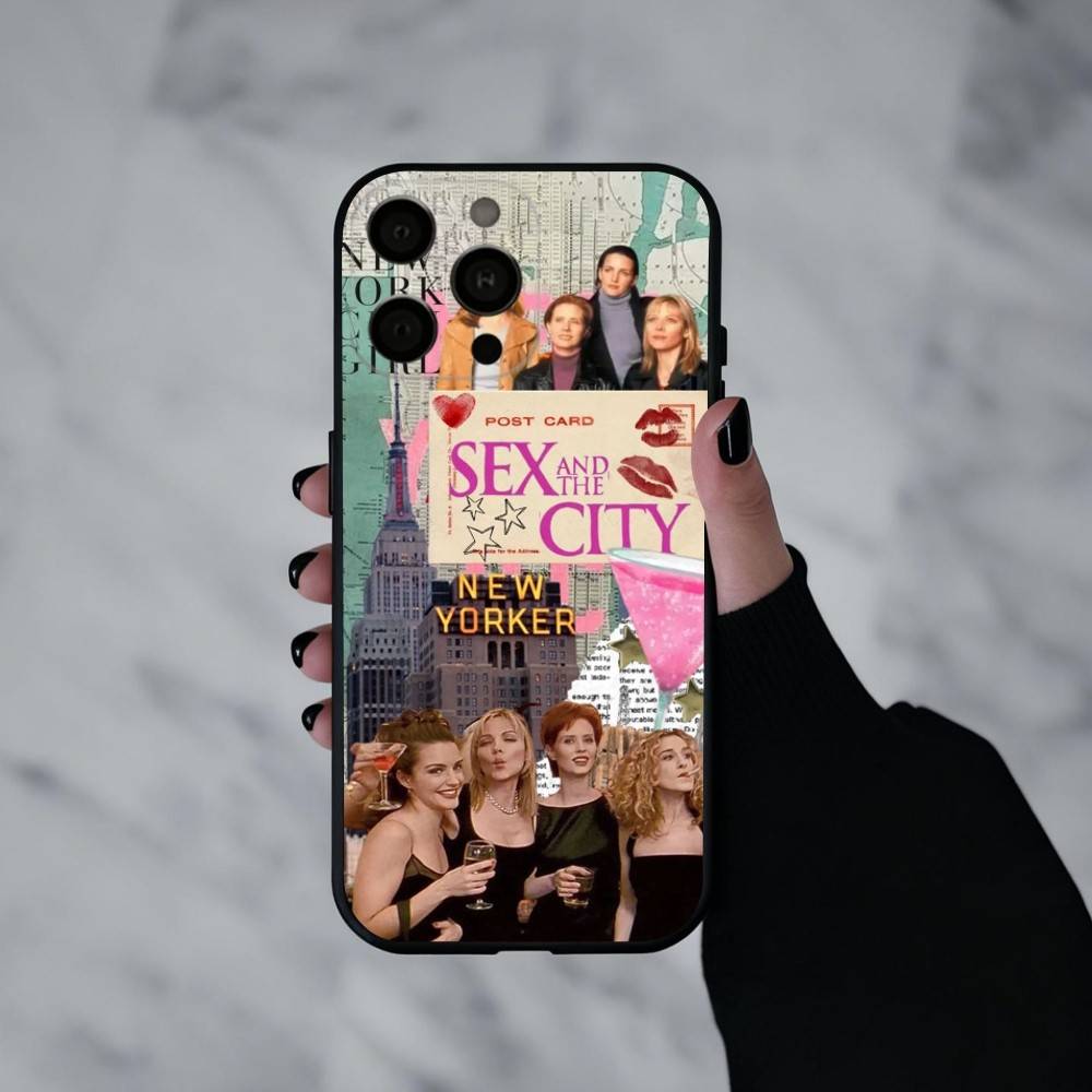 S-Sex and the City Phone Case Silicone Soft For IPhone 17pro 16 15 14 13 12 11 X XR Plus Pro Max Plus