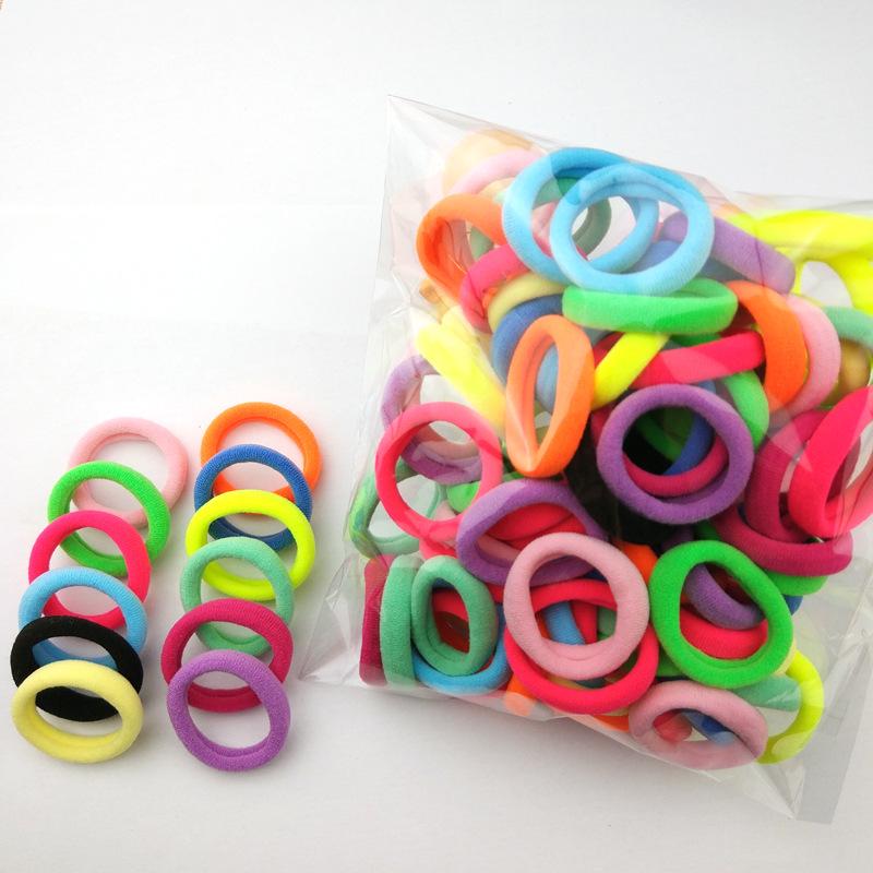 Women's Black Elastic Hair Tie - Korean Style Leather Headband