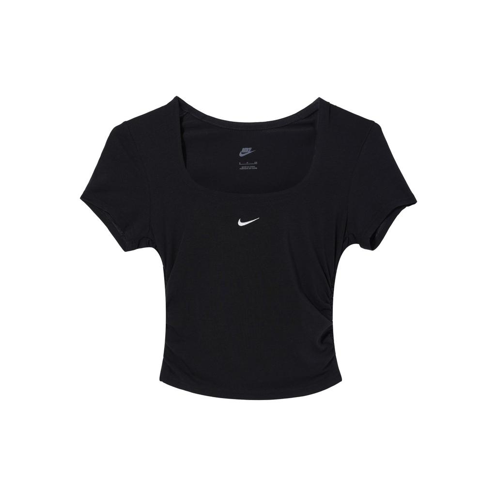Nike Sportswear Chill Knit Women's Short-Sleeve T-shirt Black FZ7991-010