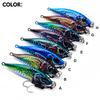3D Printed Bionic Lure: Iron Plate Fishing Lure 7-200g for Freshwater and Saltwater, Ideal for Asp and Bass.