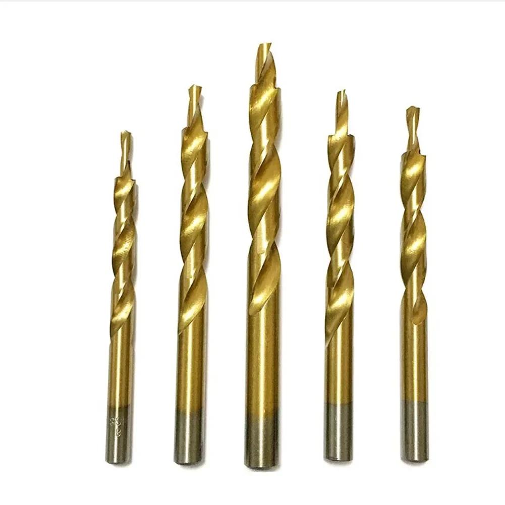 HSS Step Drill Bit Pocket Hole Drill Bit Processing Soft Metal Aluminum 1Pc/5Pcs Iron MDF Manual Plastic Polished Replacement